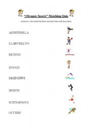 English Worksheet: Olympic games