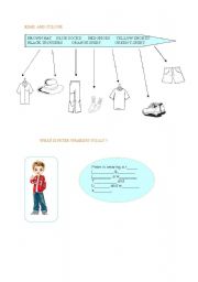 English worksheet: CLOTHES