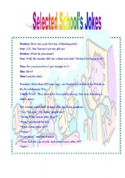 English Worksheet: Selected Jokes  for Schools