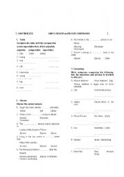 English Worksheet: Comparatives and  Superlatives 