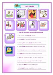 English Worksheet: Past Simple