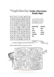 English worksheet: Puzzle. Magic school bus!!!