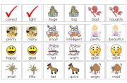 English Worksheet: Synonyms Memory Card