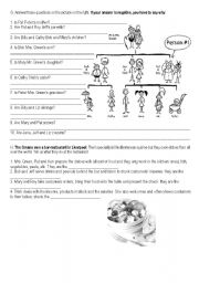 English worksheet: Family business (restaurant)