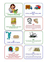 English Worksheet: TONGUE TWISTERS part 2