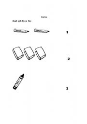 English worksheet: Numbers