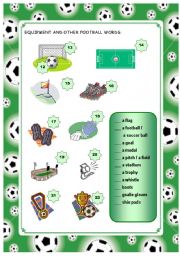 English Worksheet: Football vocabulary Part 2