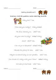 English Worksheet: Quotation Marks