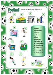 English Worksheet: Football vocabulary Part 1
