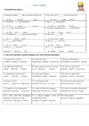 English Worksheet: present simple