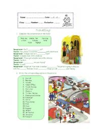 English Worksheet: Travelling 