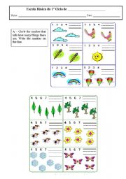 English Worksheet: Numbers- exercises