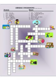 VERBING CROSSWORD