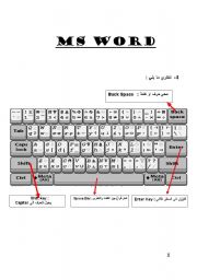 English Worksheet: keyboard