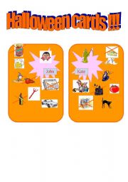 HALLOWEEN activity cards !!!!!!!!!!!! 2/4