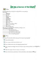 English Worksheet: vocabulary +reading comprehension + speaking activity on future