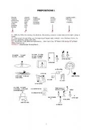 prepositions - summary