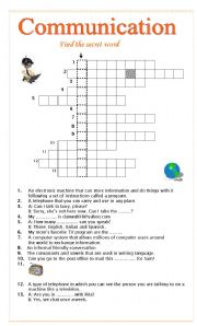 COMMUNICATION CROSSWORD