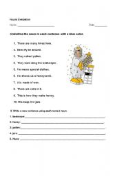 English Worksheet: Nouns