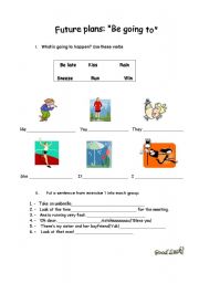 English Worksheet: what is going to happen.....??