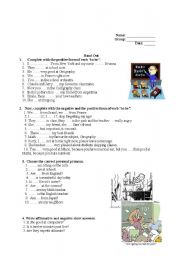 English Worksheet: Hand Out