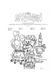 Haloween coloring