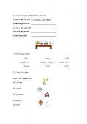 English Worksheet: some, any