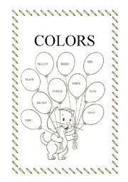 English Worksheet: Colors