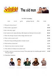 English Worksheet: Seinfeld - The old man