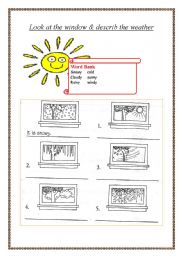 English Worksheet: weather