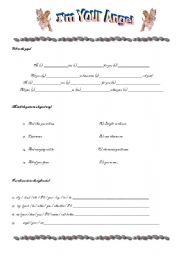 English Worksheet: song activity: Im your angel