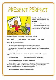 Present Perfect: Grammar and exercises