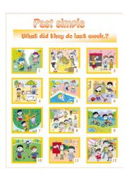 English Worksheet: past simple worksheet