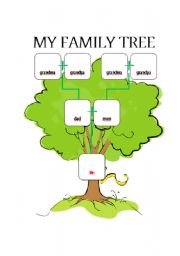 English Worksheet: Family tree - worksheet