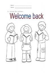 Welcom back to school