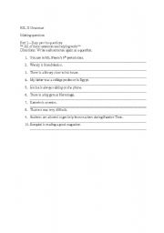 English worksheet: Practice writing questions