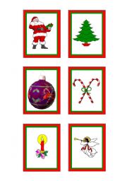 English Worksheet: christmas-cards 3 - 10