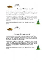 English Worksheet: reading Christmas!