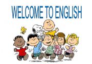 English Worksheet: welcome to english