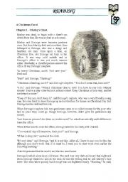 English Worksheet: A Christmas Carol