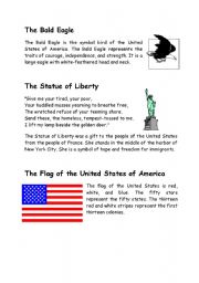 English Worksheet: Facts about USA