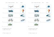 English worksheet: Transports