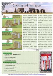 English Worksheet: Stonehenge