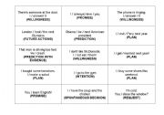 English Worksheet: Will vs. Be Going To - Prompt Cards