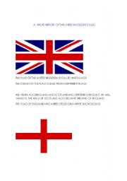English Worksheet: A short history of the UK s flag
