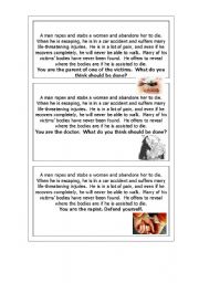 English Worksheet: Euthanasia
