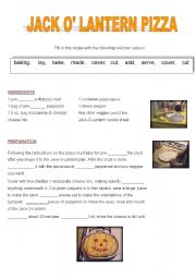 English Worksheet: fill in this recipe