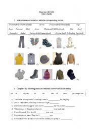 English Worksheet: Fashion exercise