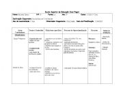 English Worksheet: Planification