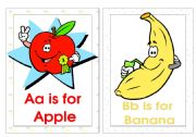 Alphabet Flash-cards (A-F)